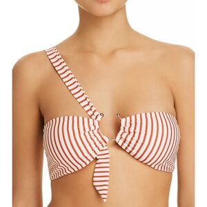 For Love & Lemons Swim Havana Bandeau Top in Stripe NWT